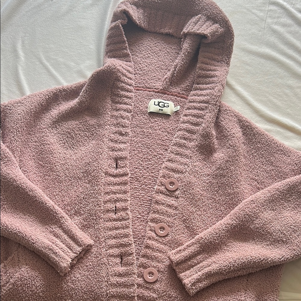 UGG Dusty Pink Hooded Sweater